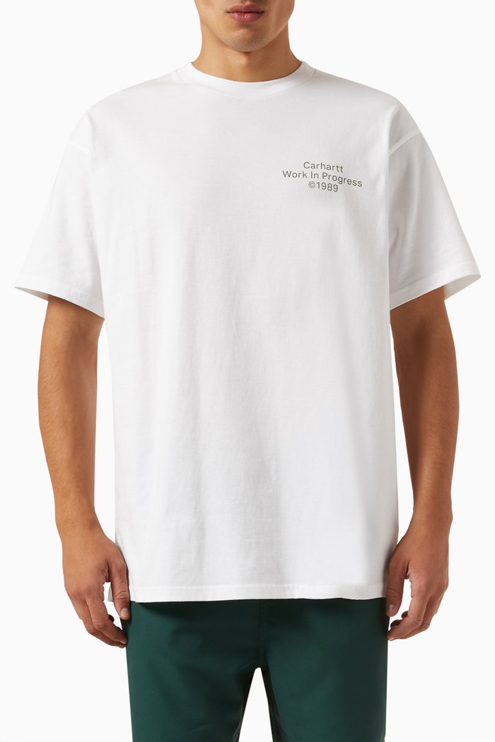 

Formation T-Shirt in Cotton Jersey, White