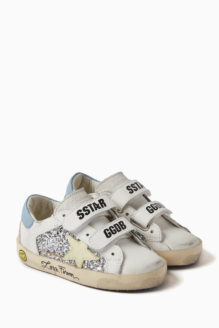 

Old School Sneakers in Bio-Based Leather, White