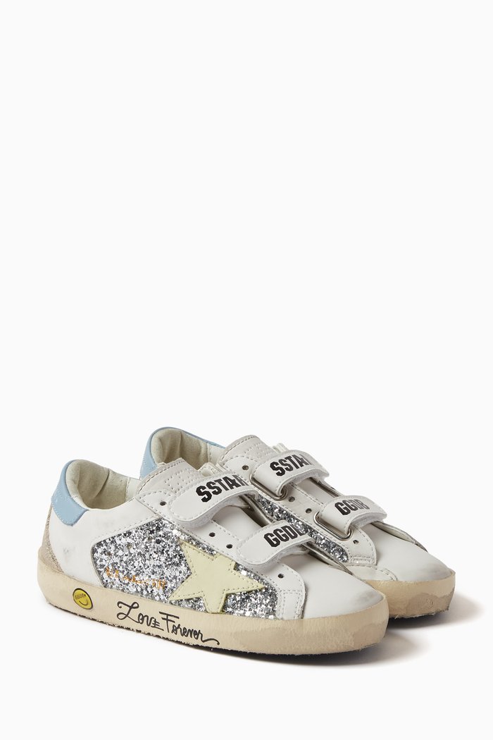 

Old School Sneakers in Bio-Based Leather, White