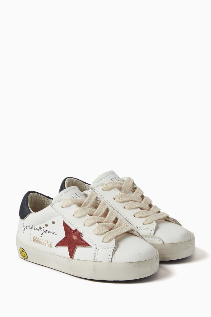 

Super-Star Sneakers in Bio-Based Leather, White