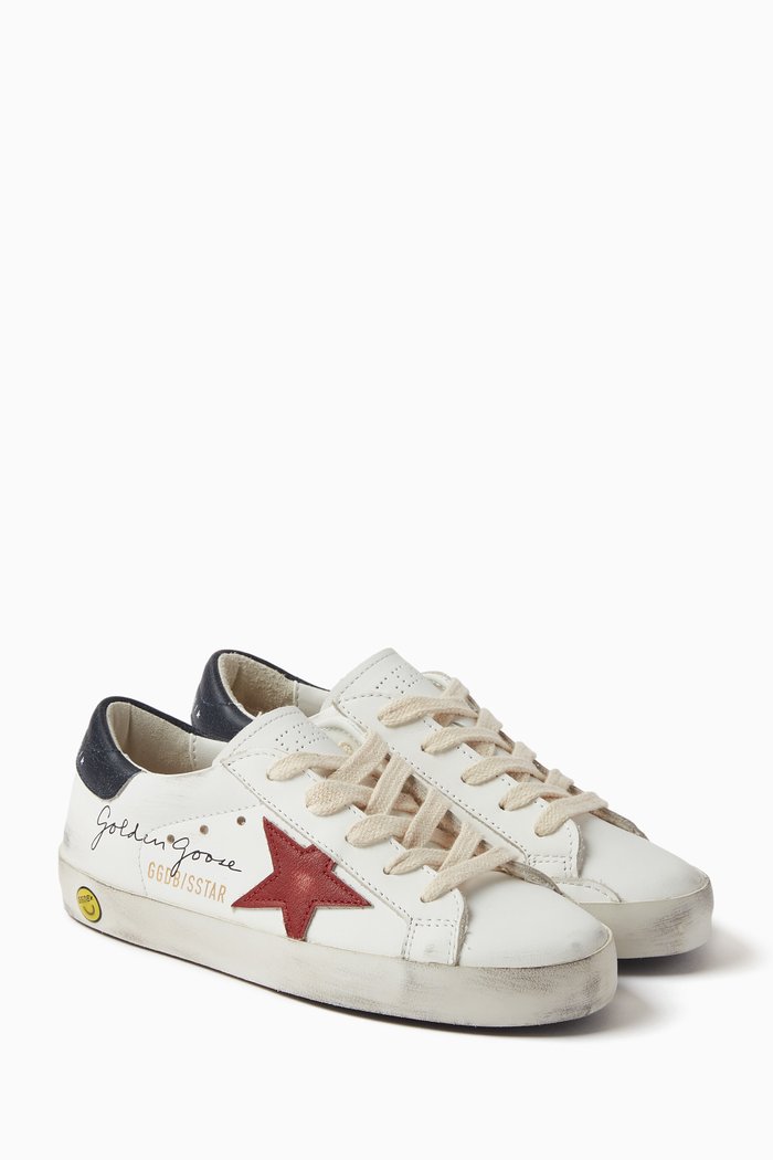 

Super-Star Sneakers in Bio-Based Leather, White