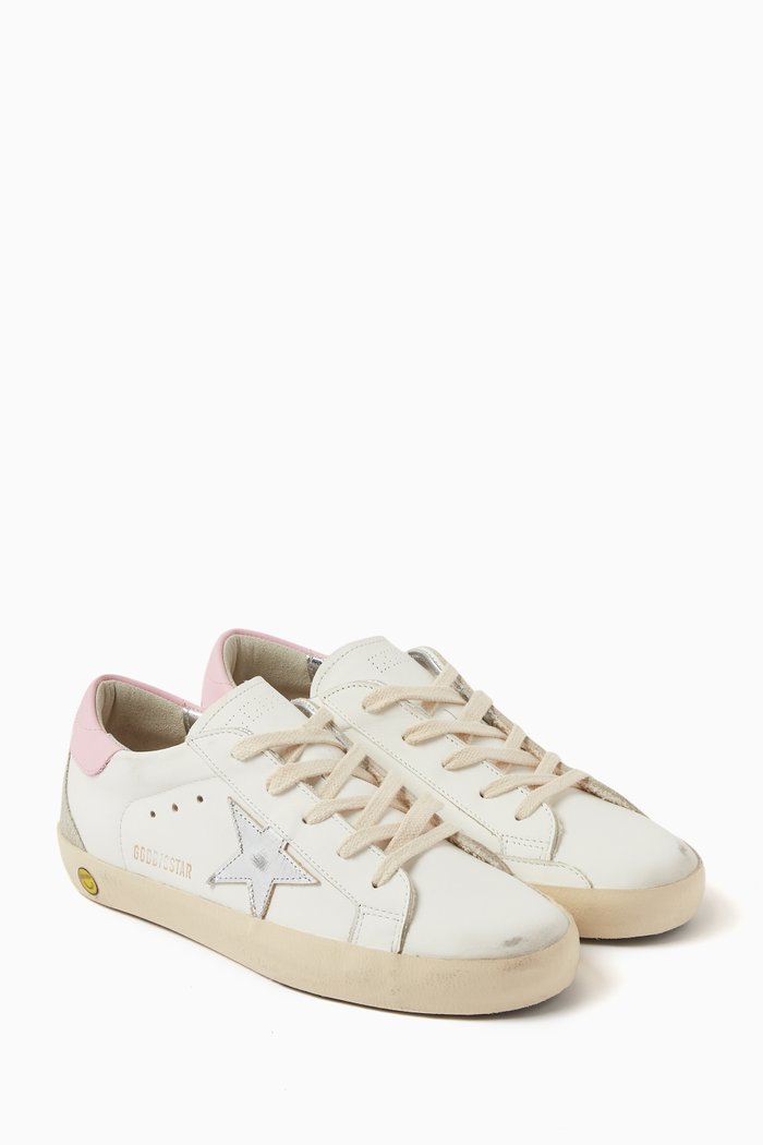 

Super-star Sneakers in Nappa Leather, White