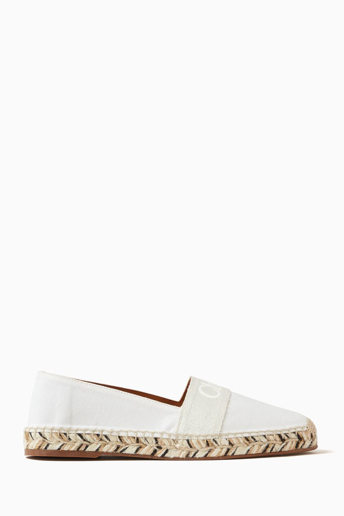 

Piia Espadrilles in Denim, White