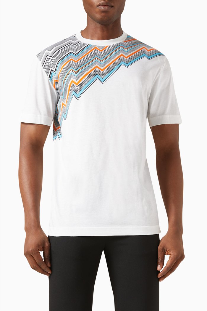 

Graphic-print T-shirt in Cotton-jersey, White