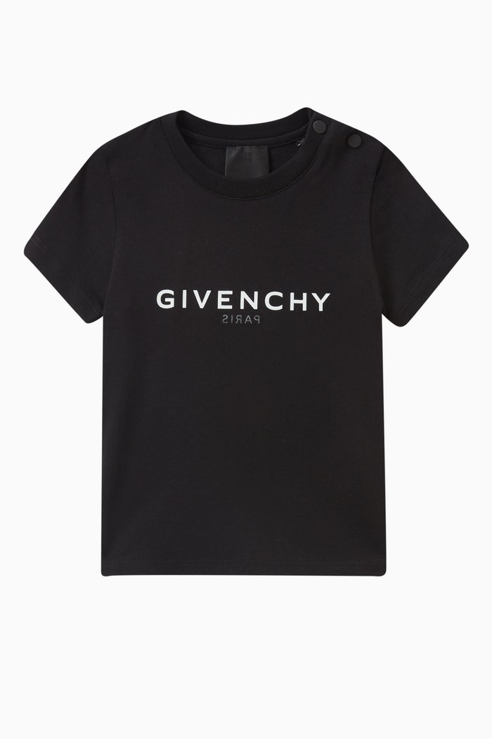 

Logo Print T-shirt in Cotton, Black
