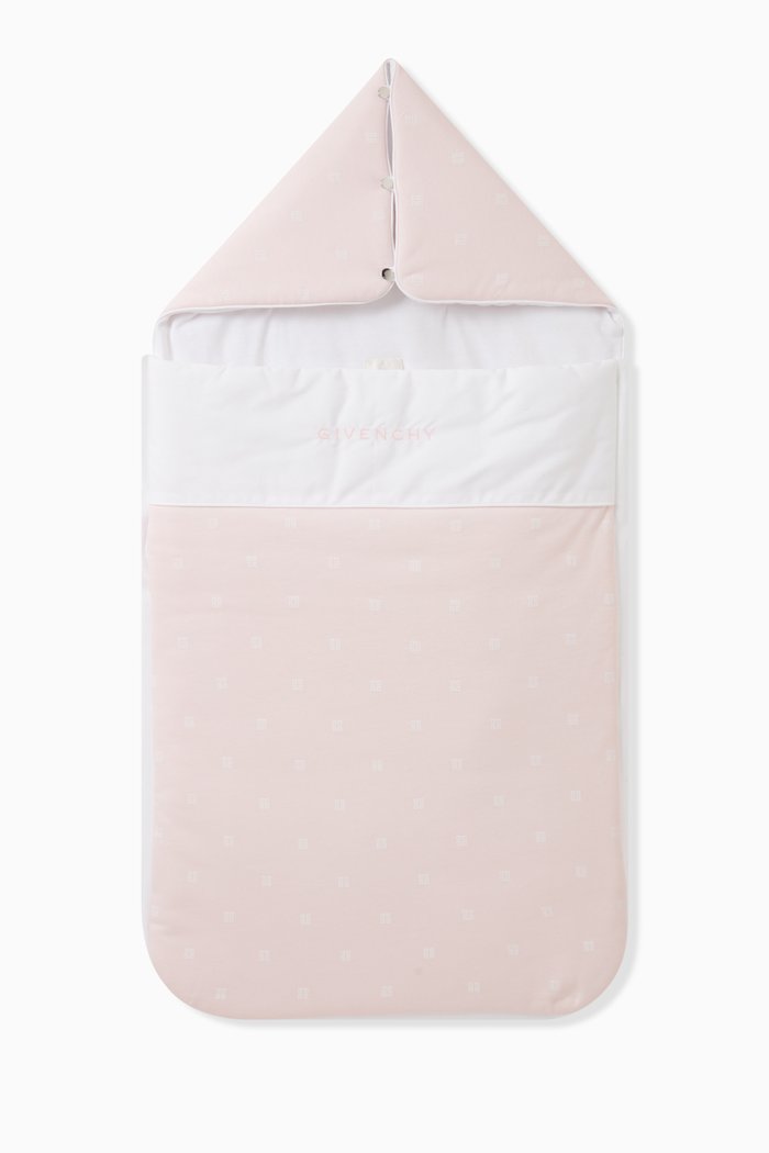 

4G Logo Sleeping Bag in Cotton, Pink