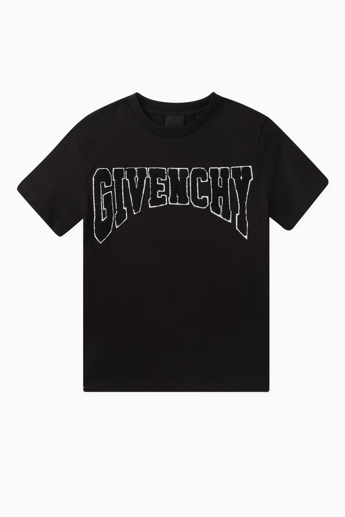 

Logo-patch T-shirt in Cotton, Black