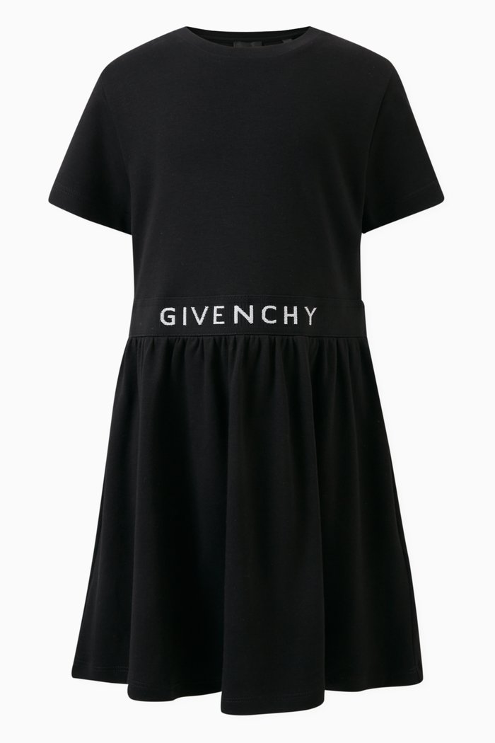 

Logo-print Dress in Cotton, Black