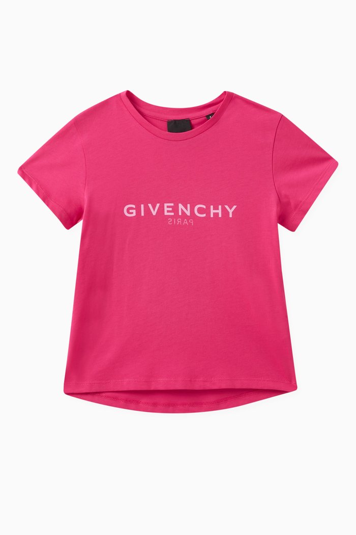 

Logo-print T-shirt in Cotton, Pink