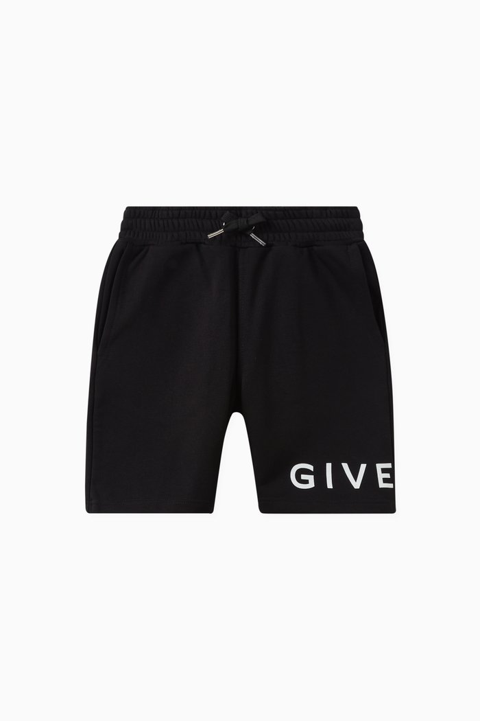 

Logo-print Shorts in Cotton, Black