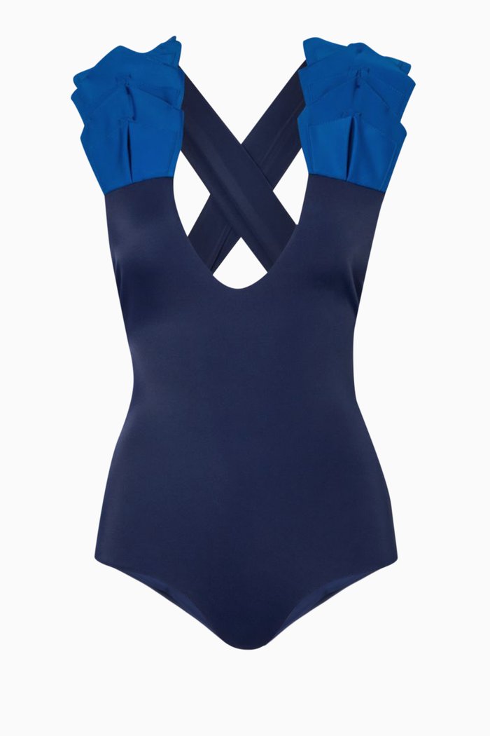 

Cassandra One-piece Swimsuit, Blue