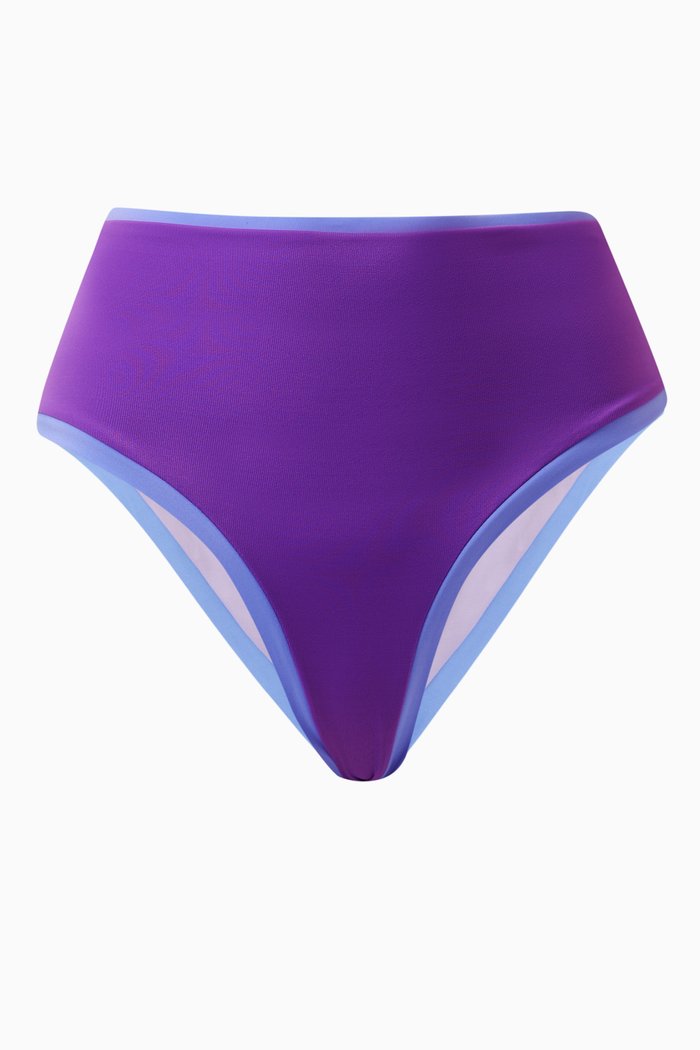 

Ena High-waist Bikini Briefs, Purple