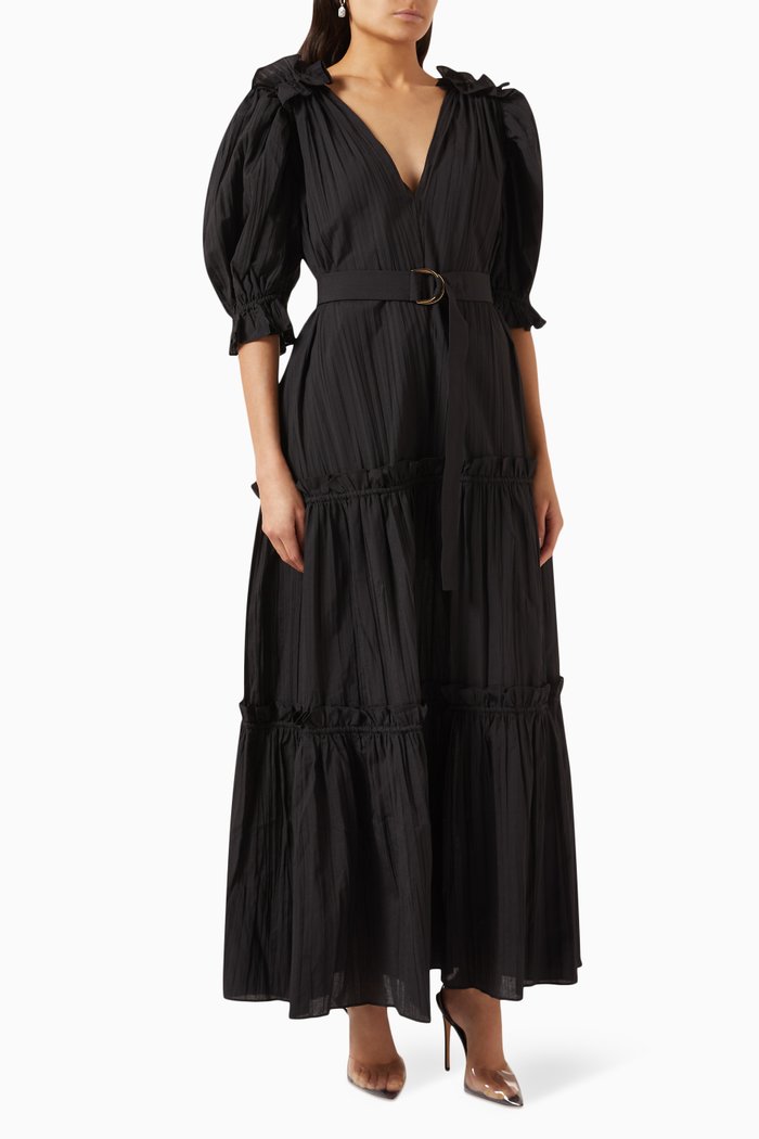 

Devonshire Tiered Dress, Black