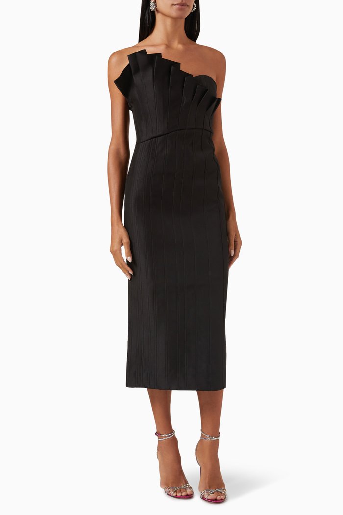 

Davies Midi Dress, Black