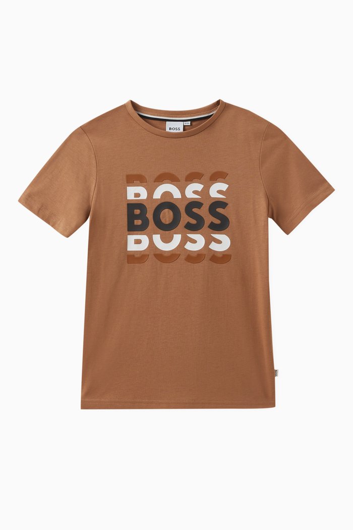 

Graphic Logo T-shirt in Cotton, Neutral