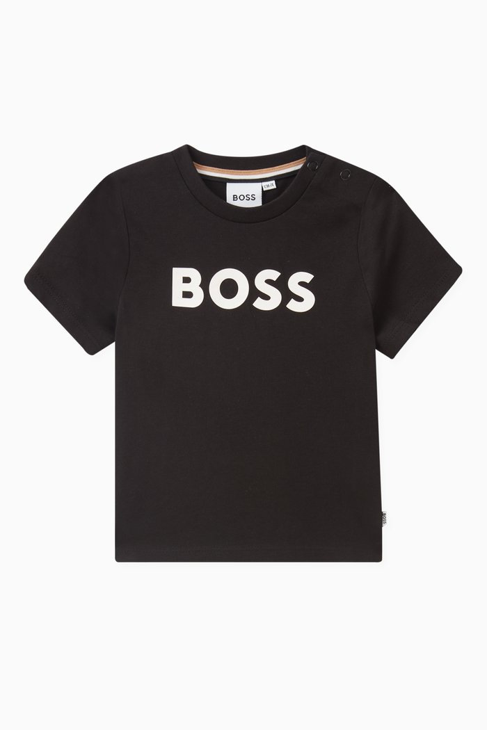 

Logo-print T-shirt in Cotton, Black