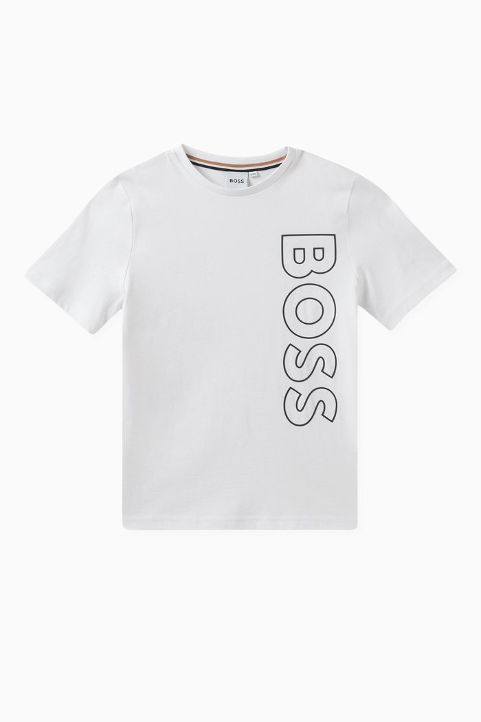 

Vertical Logo T-shirt in Cotton, White