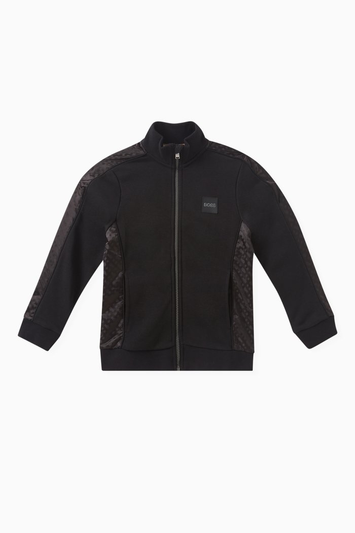 

Gold Capsule Hoodie in Cotton Blend, Black