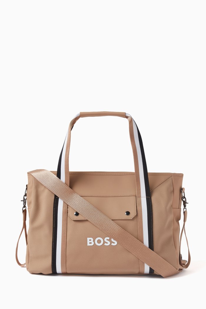

Logo-detail Changing Bag in Polyester, Neutral