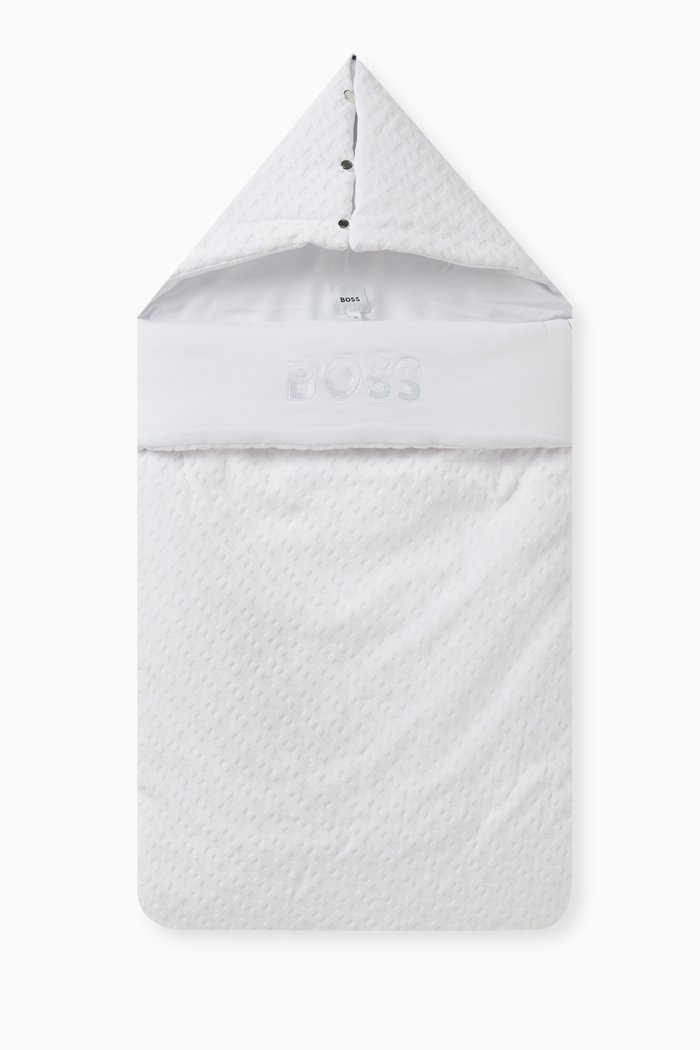 

Logo-detail Sleeping Bag in Cotton, White