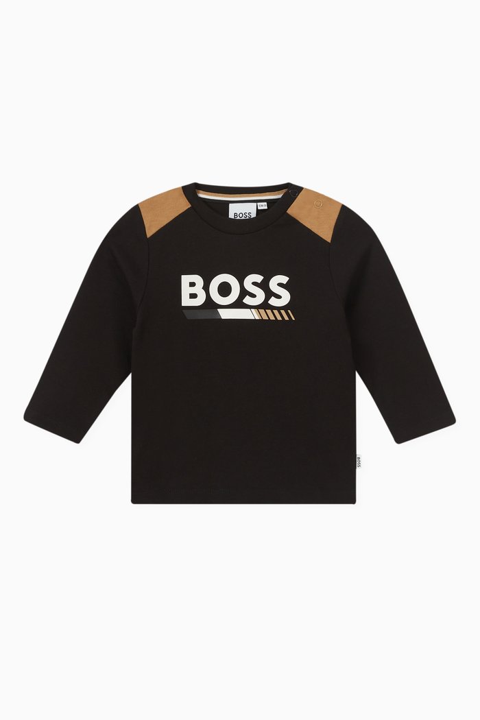 

Logo-print T-shirt in Cotton, Black