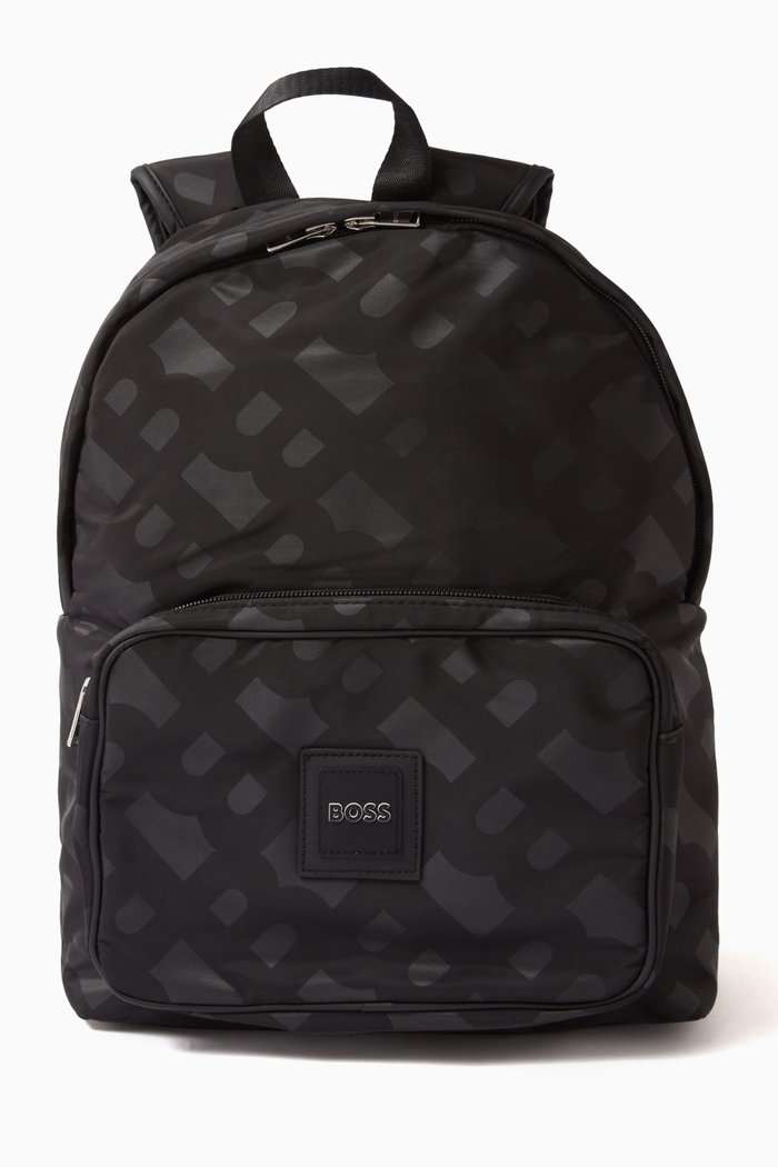 

Logo-detail Backpack in Polyester, Black
