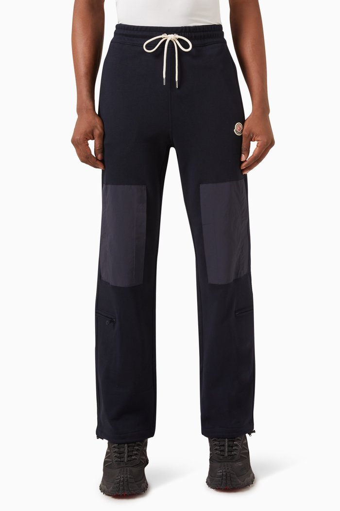 

Moncler x Billionaire Boys Club Logo-patch Sweatpants in Cotton, Black