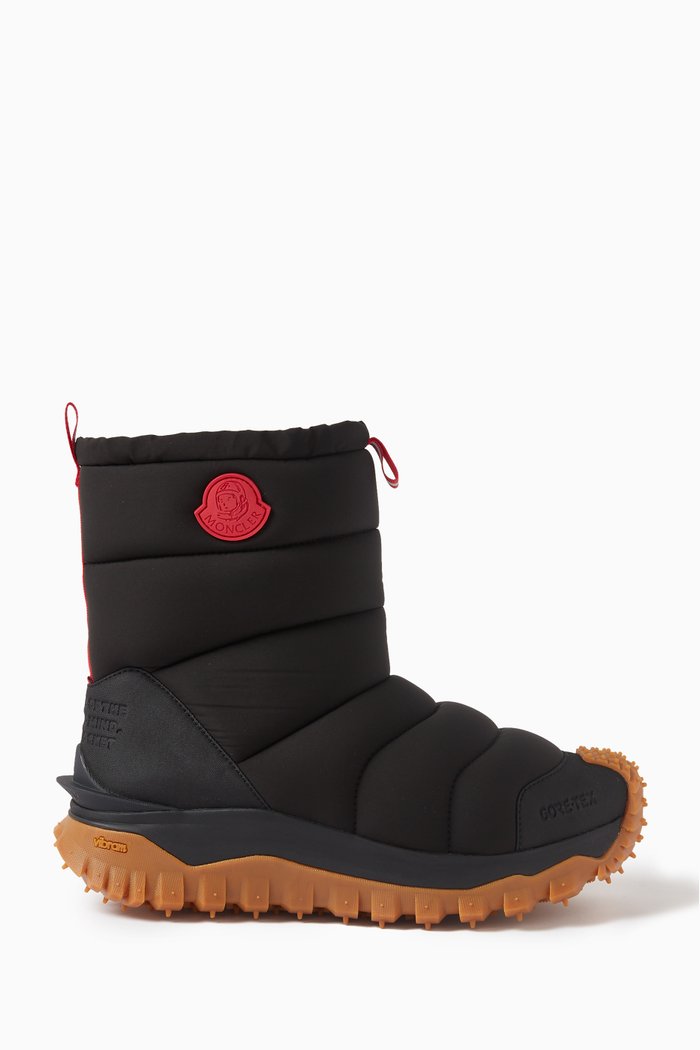 

X Billionaire Boys Club Apres Trail Snow Boots in Quilted Nylon, Black