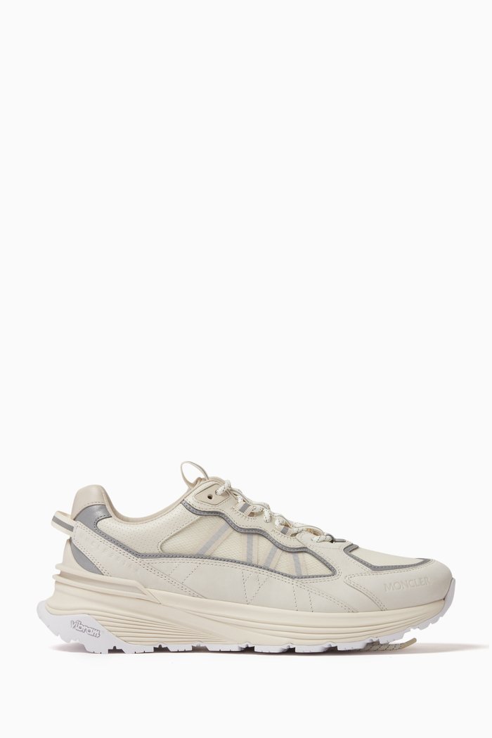 

Lite Runner Low Top Sneakers in Leather, White