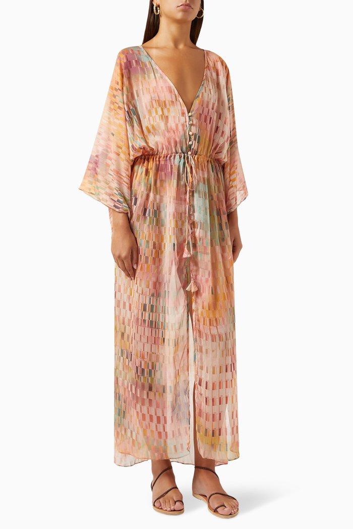 

Veruschka Maxi Robe in Chiffon, Neutral