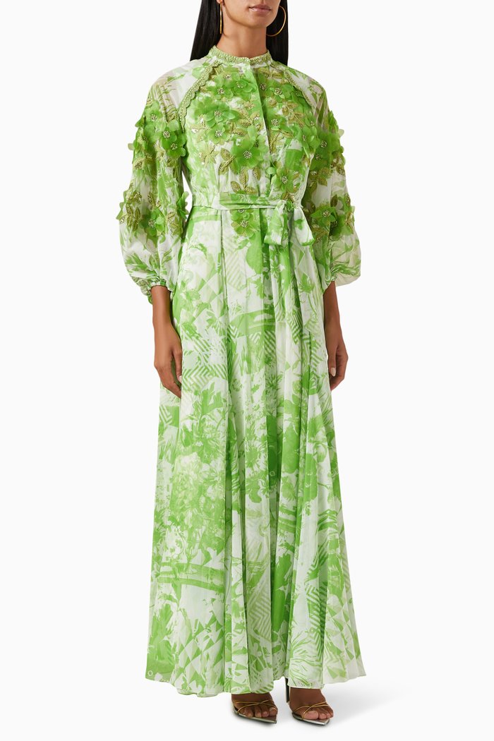 

Jane Dress in Chiffon, Green