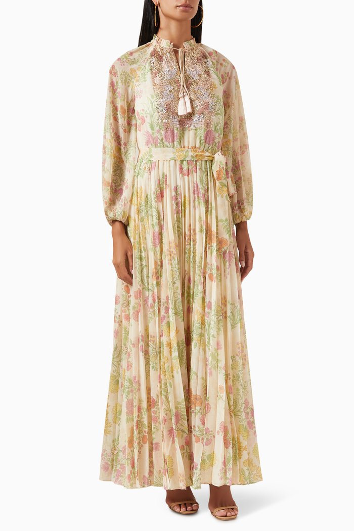 

Drew Dress in Chiffon, Yellow