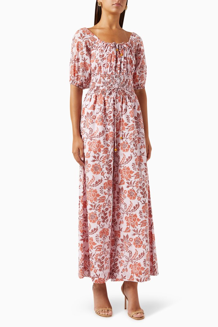 

Alma Jumpsuit in Cotton-voile, Red