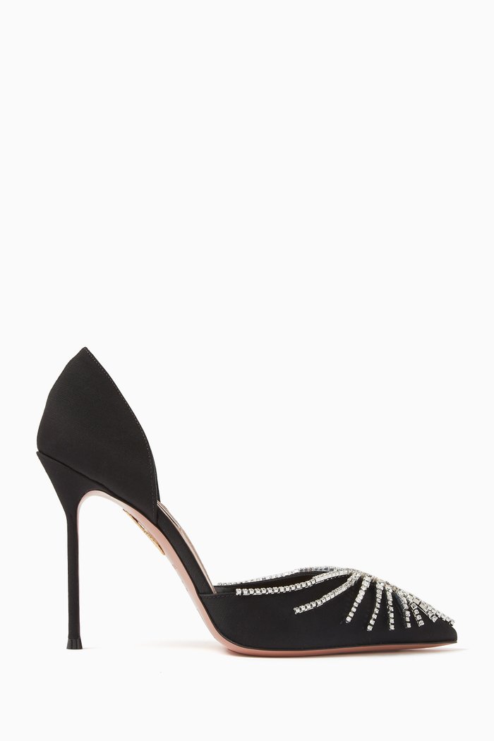 

Sunshine 105 Pumps in Grosgrain, Black