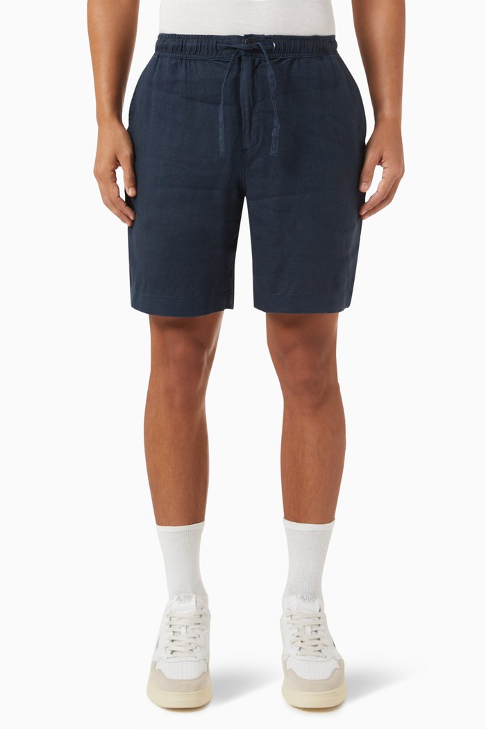 

Kurt Shorts in Linen, Blue