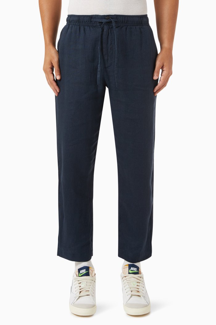

Kurt Pants in Linen, Blue