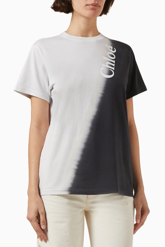 

Tie-dye T-shirt in Cotton-jersey, Multicolour