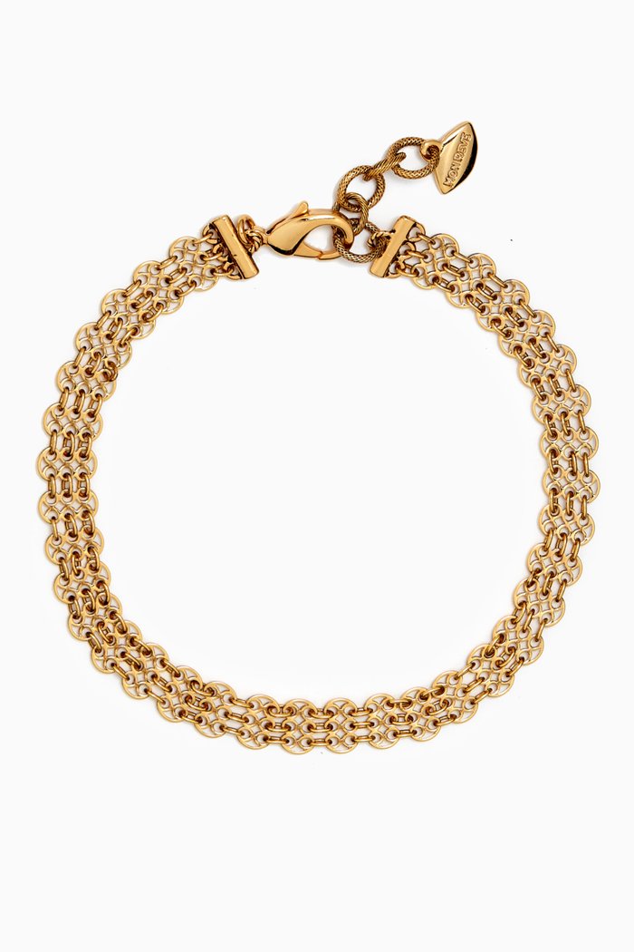 

Adela Choker Necklace in Gold-plated Brass