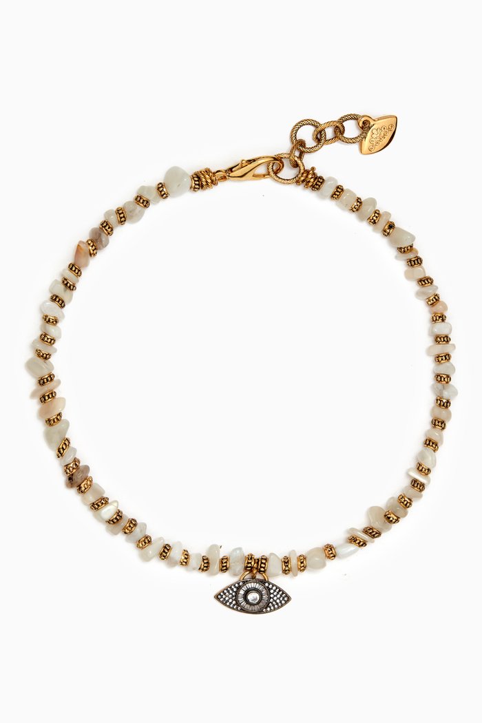 

Camy Choker Necklace in Gold-plated Brass