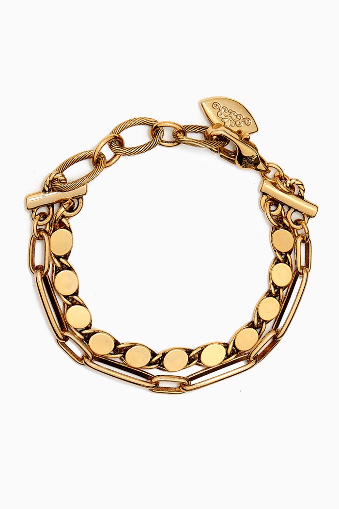 

Noor Bracelet in Gold-plated Brass