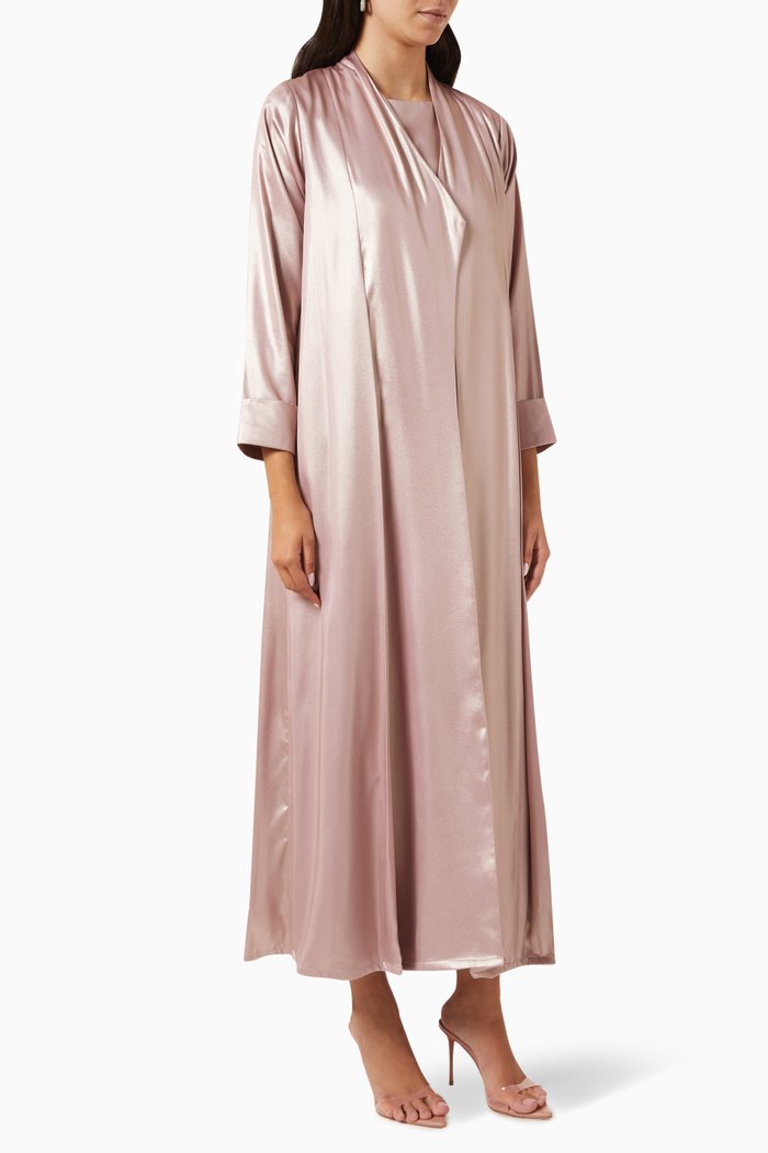 

3-piece First Step Abaya Set, Pink