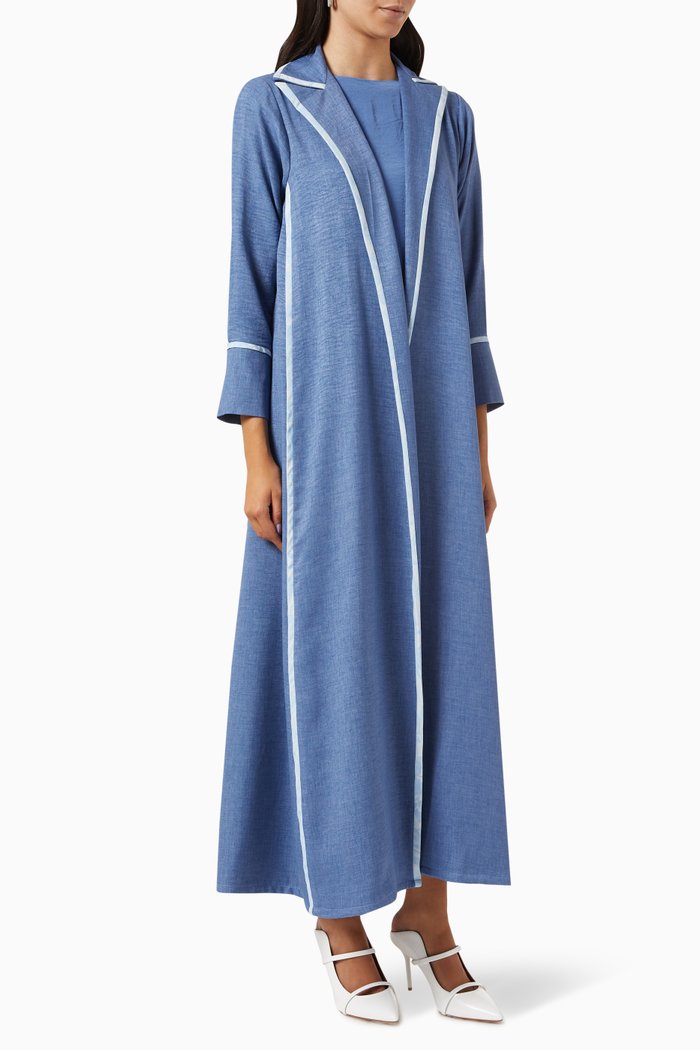 

3-piece Champion of Change Abaya Set, Blue
