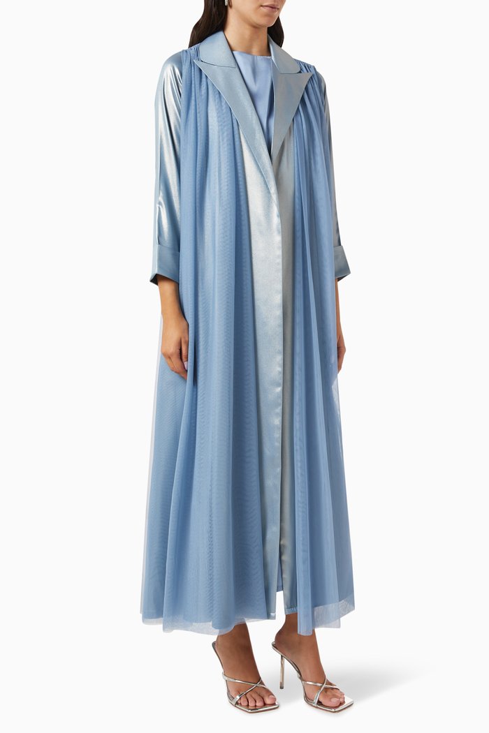 

Periwinkle Abaya Set, Blue
