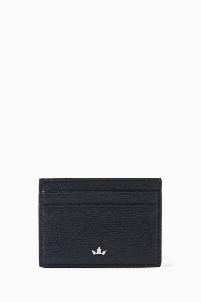 

Award Card Holder 4cc in Italian Leather, Blue
