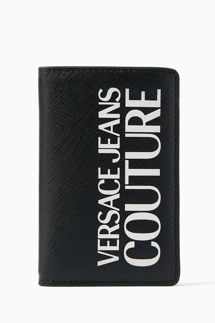 Passport Holder in Leather, Black
