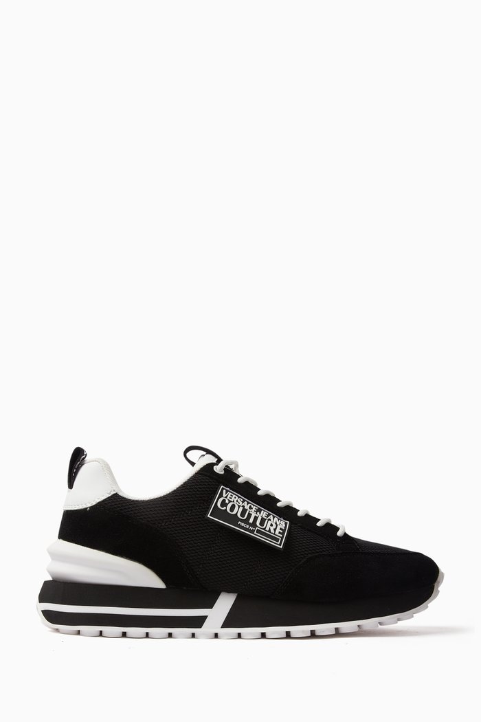 New Spike Low-top Sneakers, Black