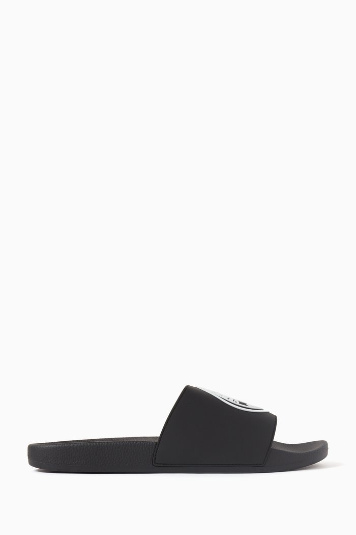 

Logo Slides in Rubber, Black