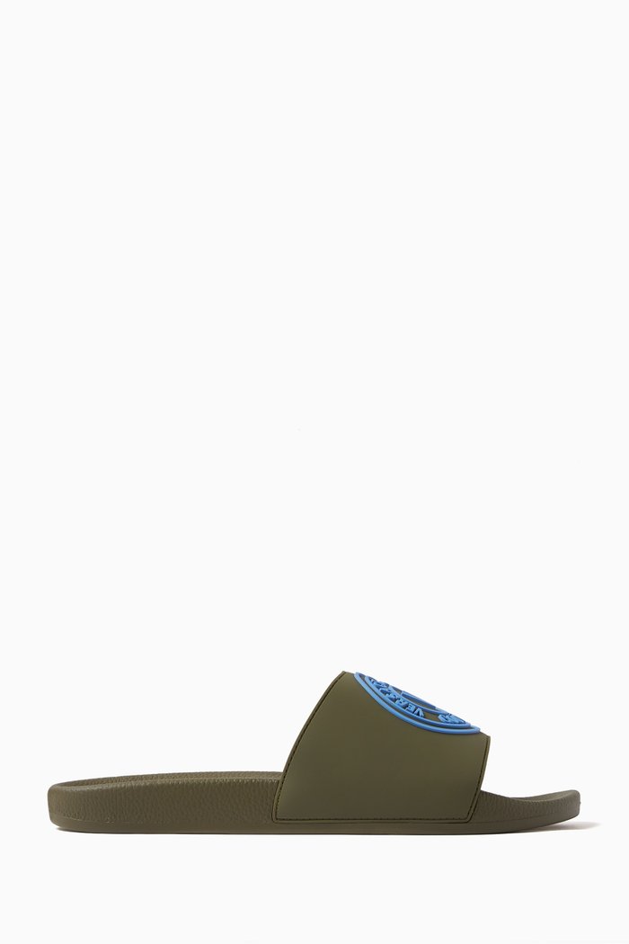 

Logo Slides in Rubber, Green