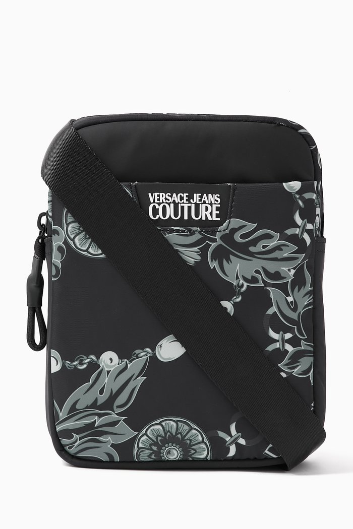 

Baroque Crossbody Bag in Nylon, Black