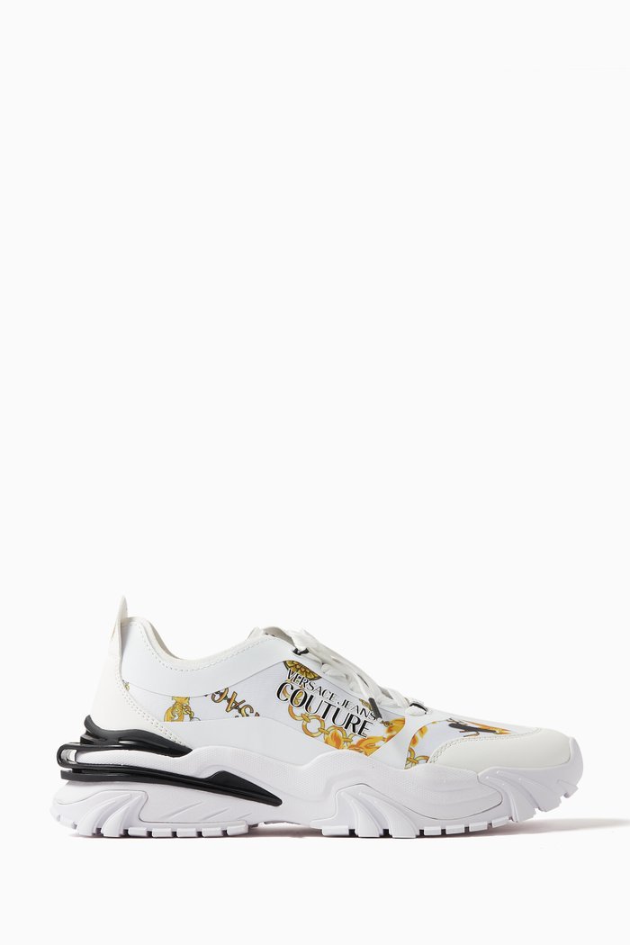 

Fondo New Trail Trek Dis. 10 Sneakers in Leather, White